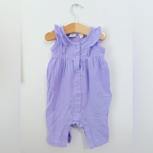 Baby Gauze Ruffle One Piece